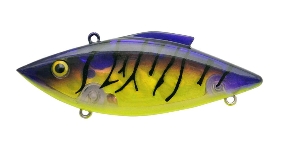 Bill Lewis Rat-L-Trap Hard Bait, Purple Tiger, 1/2 oz, BLF-RT577