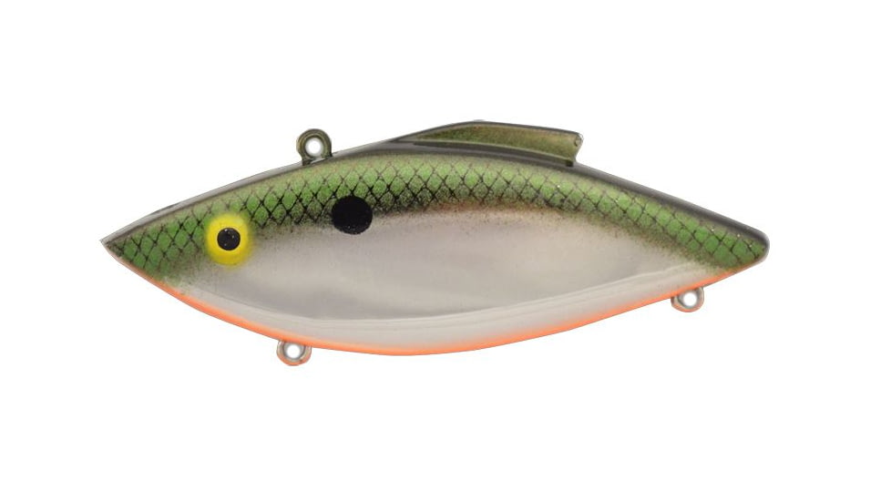 Bill Lewis Rat-L-Trap Hard Bait, Tennessee Shad Chrome, 1/2 oz, BLF-RT39C