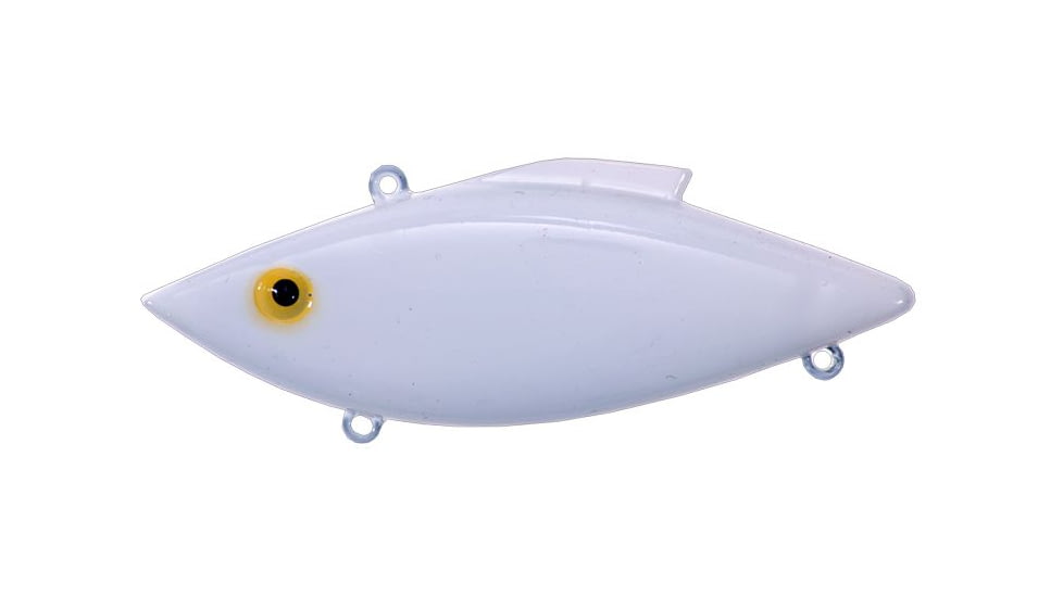 Bill Lewis Rat-L-Trap Hard Bait, white/Yellow Eye, 1/2 oz, BLF-RTWY