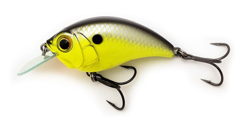 Bill Lewis Mark Daniels Square Bill 3/8oz, Chartreuse Shiner, SB52