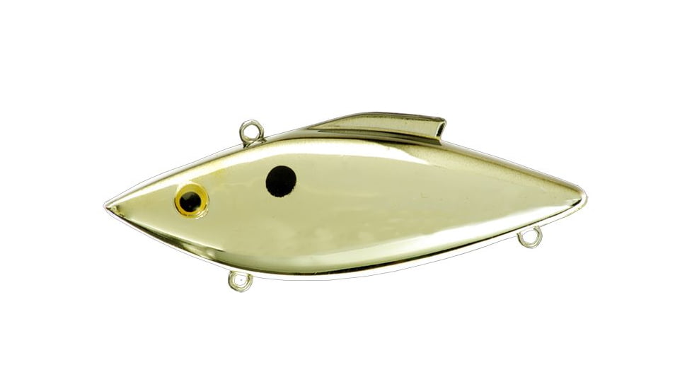 Bill Lewis Rat-L-Trap Gold Lipless Crankbait, 3in, 1/2oz, Sinking, Gold Black Back, BLF-RT26