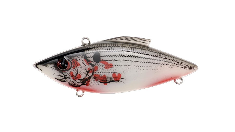 Bill Lewis Rat-L-Trap Hard Bait, white Bleeding Shad, 1/2 oz, BLF-RT376