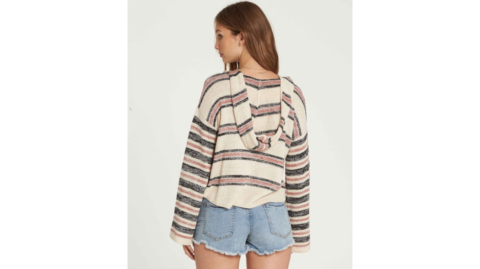 Billabong Baja Long Sleve Beach Hooded Sweater - Womens, Cream, Large JV01QBBA-CRM-L