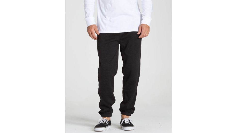Billabong Boundary Fleece Pant - Mens, Black Heather, Small, M305SBBO-BKH-S