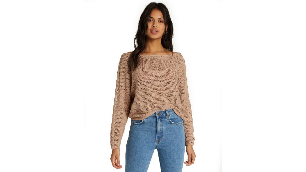 Billabong Chill Out Sweaters - Womens, Warm Sand, Medium, JV01VBCH-WSN-M