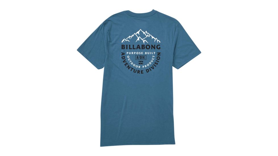 Billabong Mountaineer - Graphic T - Mens, Blue Slate, Large, M414TBMO-BSL-L