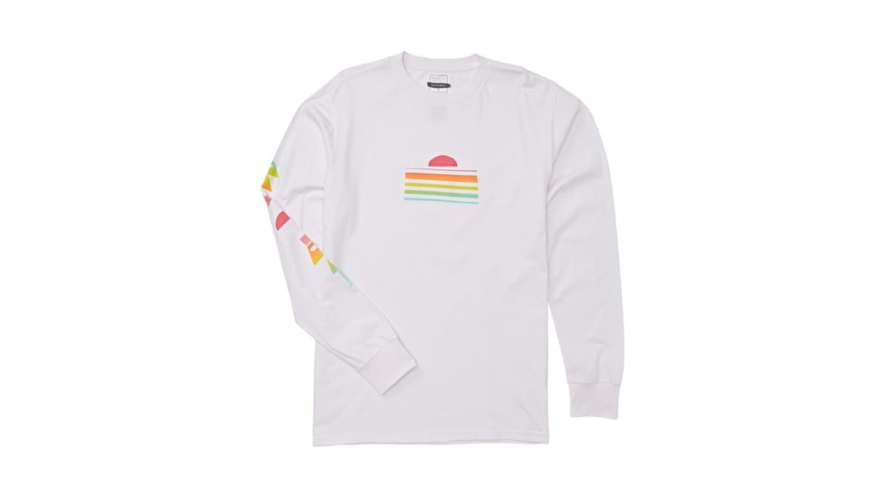 Billabong Power Down Long Sleeve T-Shirt - Mens, White, Small, M405WBSU-wht-S