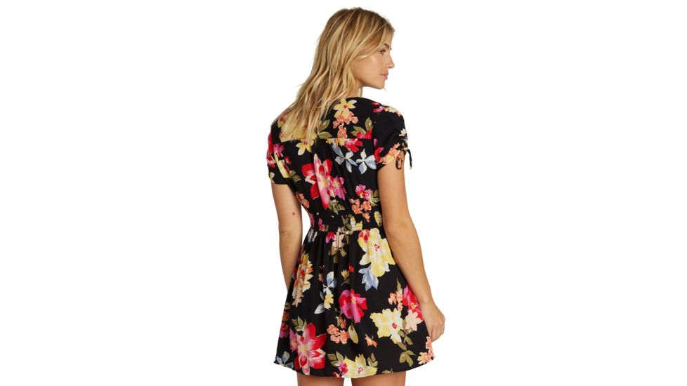 Billabong Twirl Twist Dress - Womens, Black, Medium, JD24VBTW-BLK-M