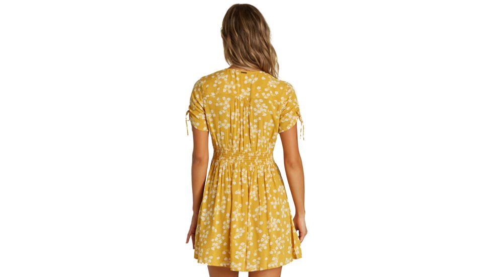 Billabong Twirl Twist Dress - Womens, Burnt Gold, Small, JD04VBTW-BUG-S