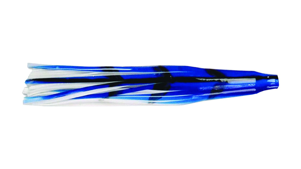 Billfisher Tuna Tail Skirt 6", Blue/White Black Mackerel Stripe, 2/Pack, TT62-BWM