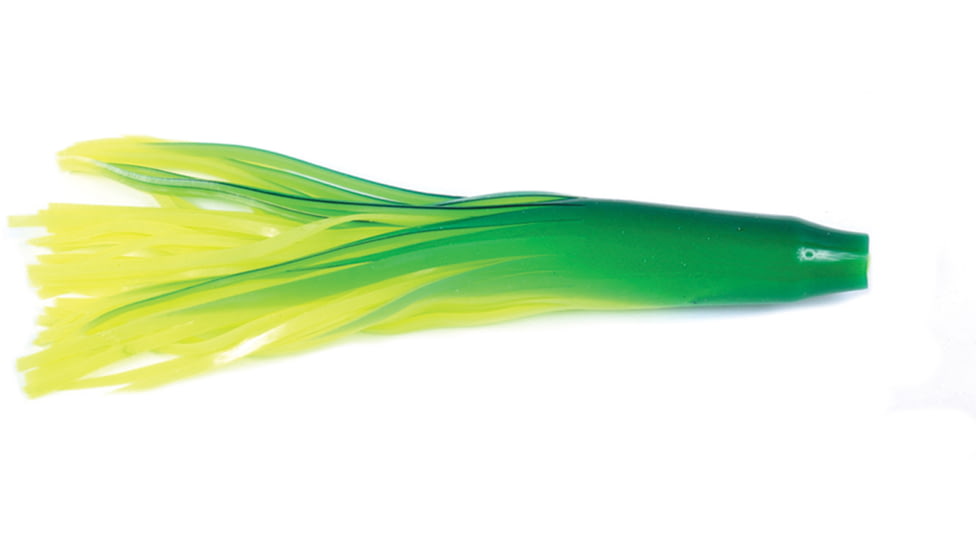 Billfisher Tuna Tail Skirt 6", Chartreuse/Green, 2/Pack, TT62-CG