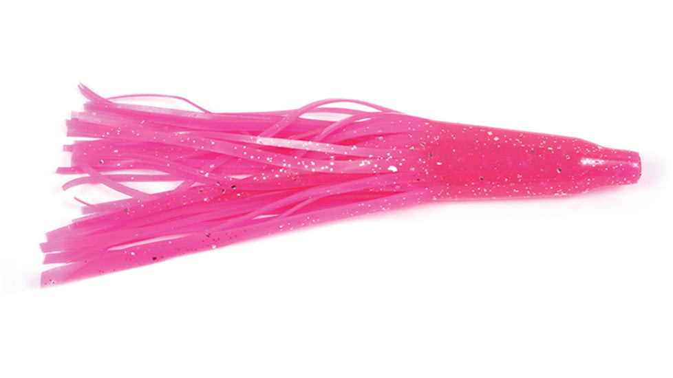 Billfisher Tuna Tail Skirt 6", Pink/Silver Flake, 2/Pack, TT62-PK