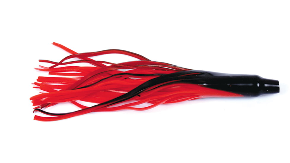 Billfisher Tuna Tail Skirt 6", Red/Black, 2/Pack, TT62-RBK