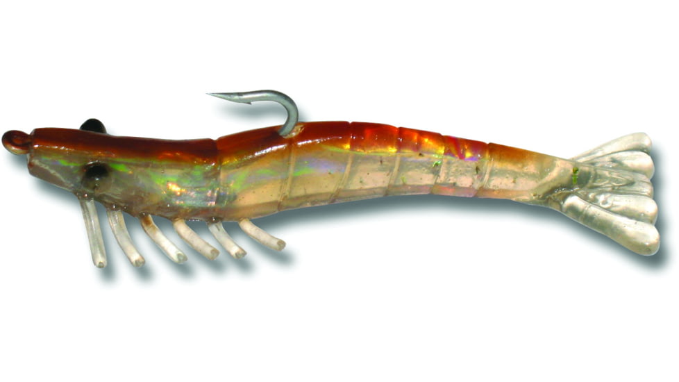 Billy Bay Halo Magnum Shrimp, 1/4 oz, Rootbeer, 3/Pack, 772-4-3-16