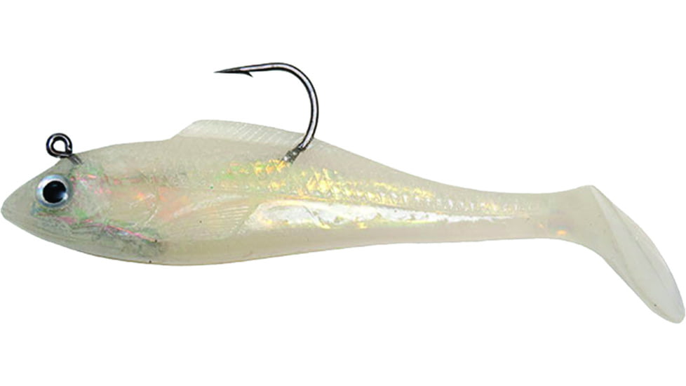 Billy Bay Halo Shad, 1/2 oz, Glow, 3/Pack, 888-2-3-53