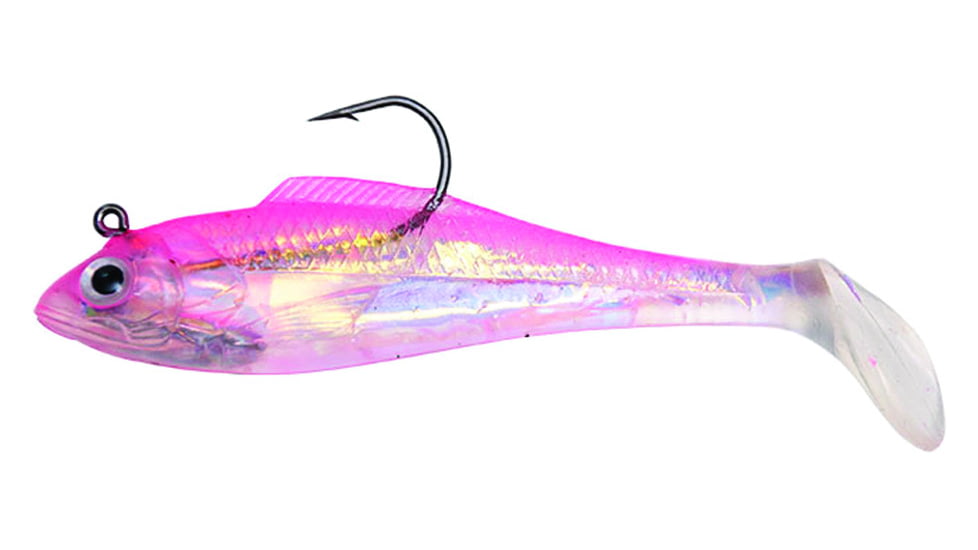 Billy Bay Halo Shad, 1/2 oz, Pink, 3/Pack, 888-2-3-4