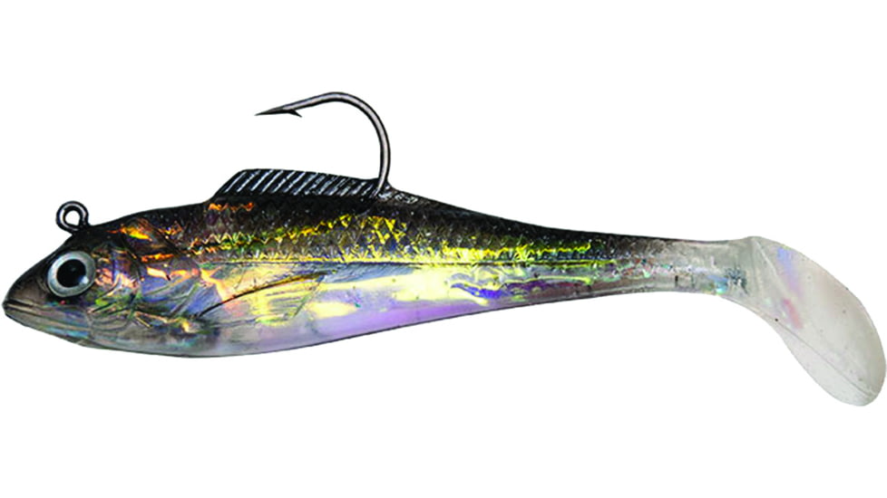 Billy Bay Halo Shad 1/4 oz Smoke 3/pk, 888-4-3-17