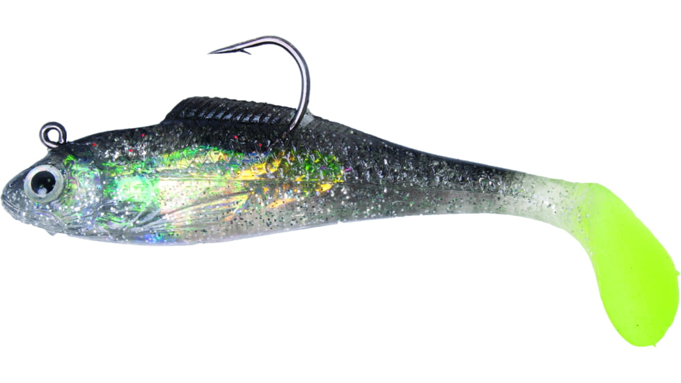 Billy Bay Halo Shad, 1/8 oz, Majic Chicken, 3/Pack, 888-8-3-84