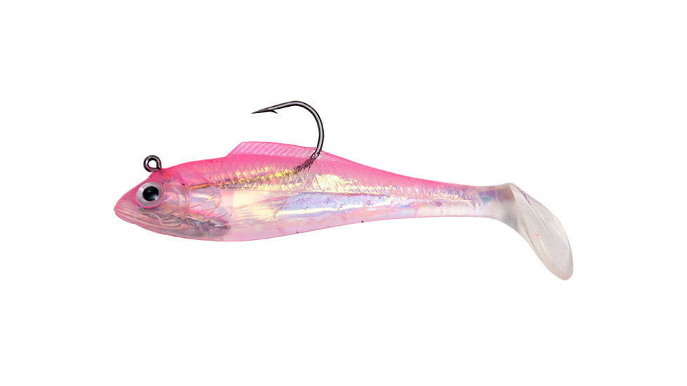 Billy Bay Halo Shad, 1/8 oz, Pink, 3/Pack, 888-8-3-4