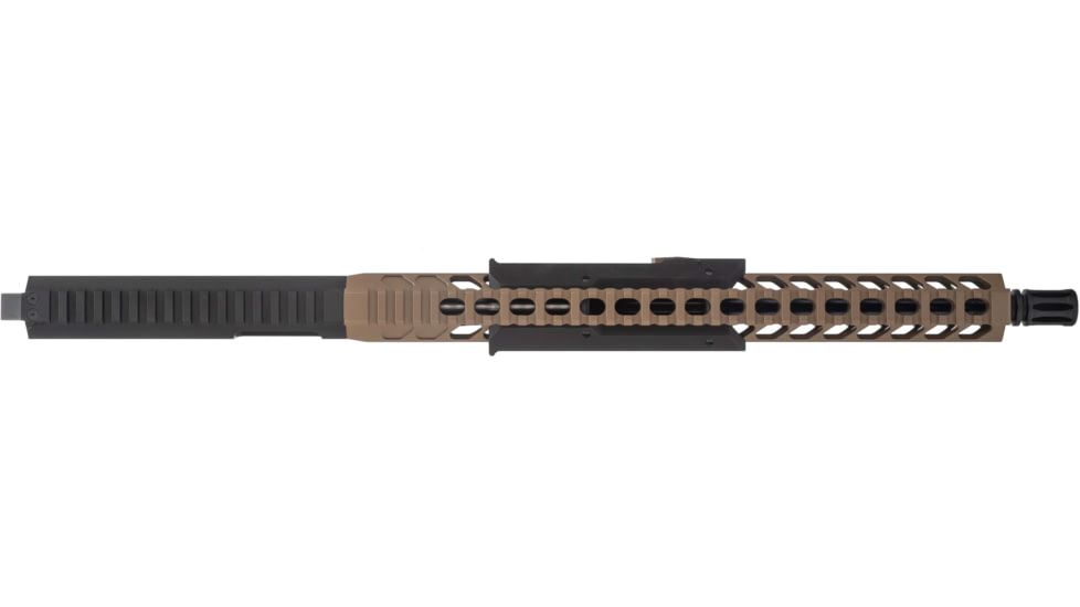 Bilson Arms 9mm FC PCC-UA Pump Style Forward Charging Upper Assembly with 4140 Nitride Coated Chrome Moly Steel Barrel, FDE/Black, 1, A9UFCFN1001-4140