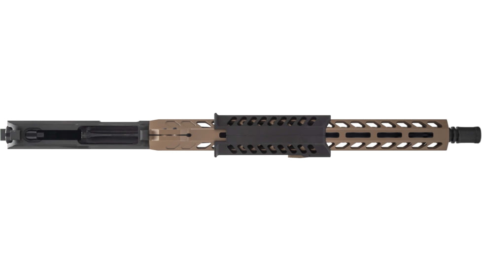 Bilson Arms 9mm FC PCC-UA Pump Style Forward Charging Upper Assembly with 4140 Nitride Coated Chrome Moly Steel Barrel, FDE/Black, 1, A9UFCFN1001-4140