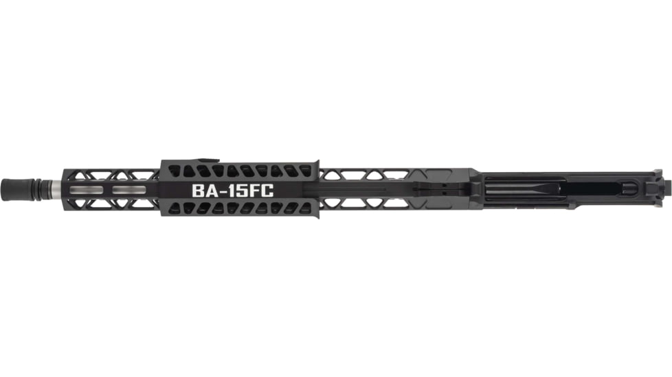 Bilson Arms BA-15FC Pump Style Forward Charging Upper Assembly, 5.56mm/.223 Remington, 24.5in, 16in, 1-7 Twist, 1/2-28, Free-Float, A2 Birdcage, 416R Stainless Steel, Anodized, Anodized Black, ARUFSAN1001