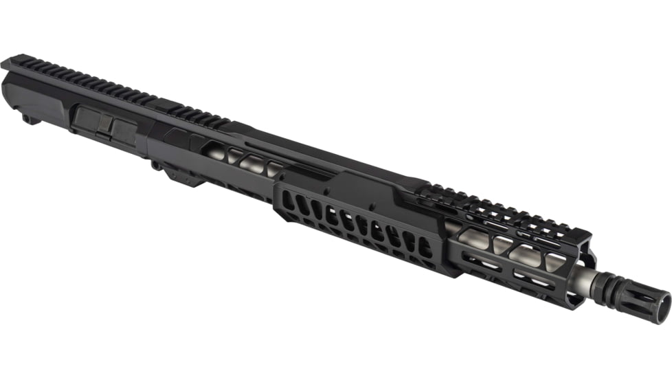 Bilson Arms BA-15FC Pump Style Forward Charging Upper Assembly, 5.56mm/.223 Remington, 24.5in, 16in, 1-7 Twist, 1/2-28, Free-Float, A2 Birdcage, 416R Stainless Steel, Anodized, Anodized Black, ARUFSAN1001