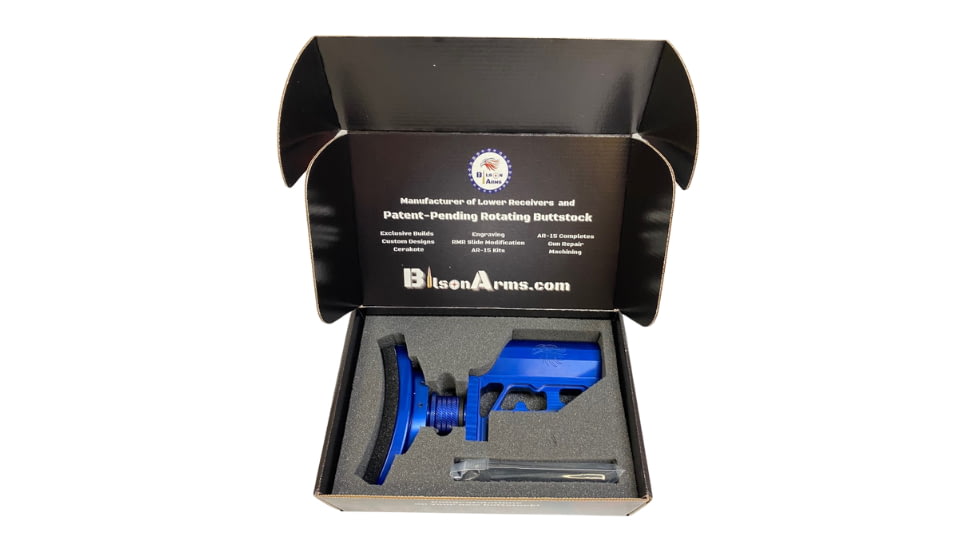 Bilson Arms Pivotal Buttstock, Blue, ARLPBA11001