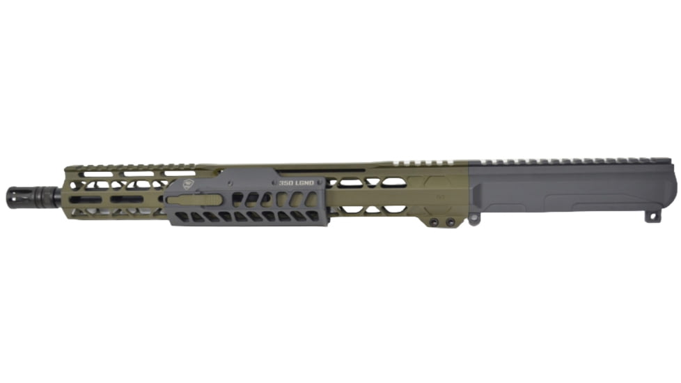 Bilson Arms Pump Style Forward Charging Upper Assembly, 350LGNDFC-UA, 16 inch, 1-16 Twist, Cerakote Sniper Green &amp; Grey, A4UFC491001