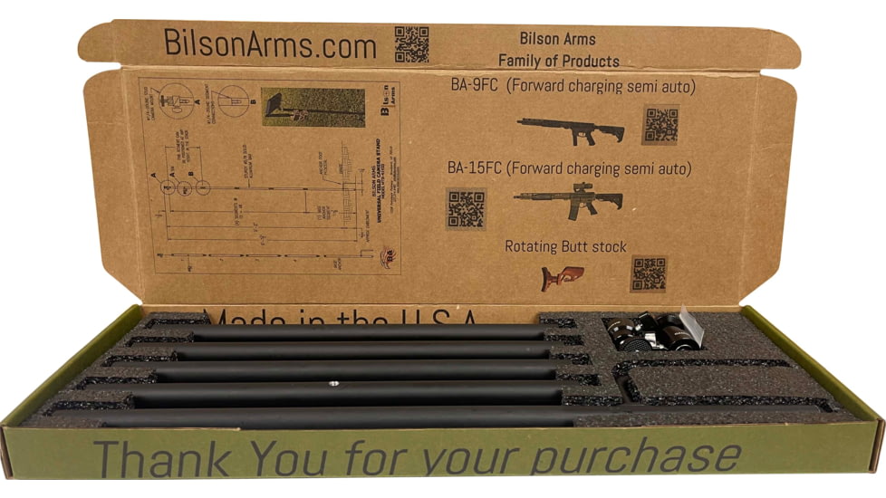 Bilson Arms Universal Field Camera Mount 2Ft To 5Ft, Black, G7CM2B25001