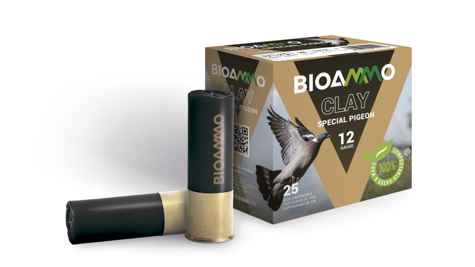 BioAmmo N.8 Lead Dove and Target 12 Gauge 1 1/4 oz 2 3/4in Shotgun Ammo, 25 Rounds, BL3680