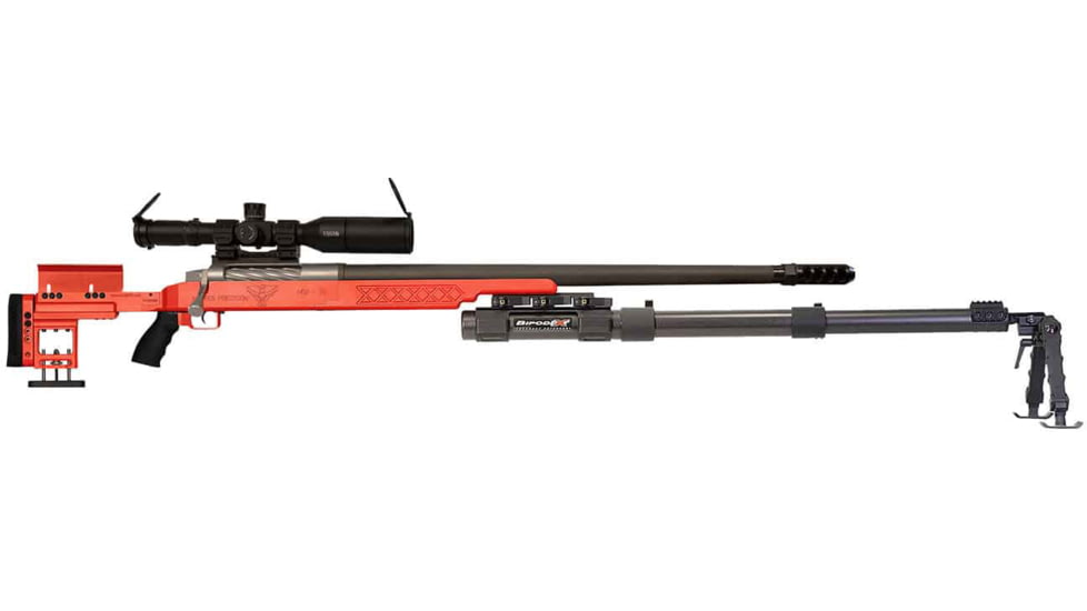 Accuracy Solutions BipodeXt ELR Max Picatinny Rifle Stabilizer, Black, AS-2022-50