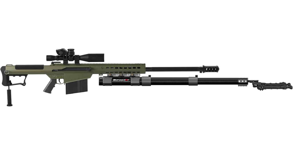 Accuracy Solutions BipodeXt ELR Max Picatinny Rifle Stabilizer, Black, AS-2022-50
