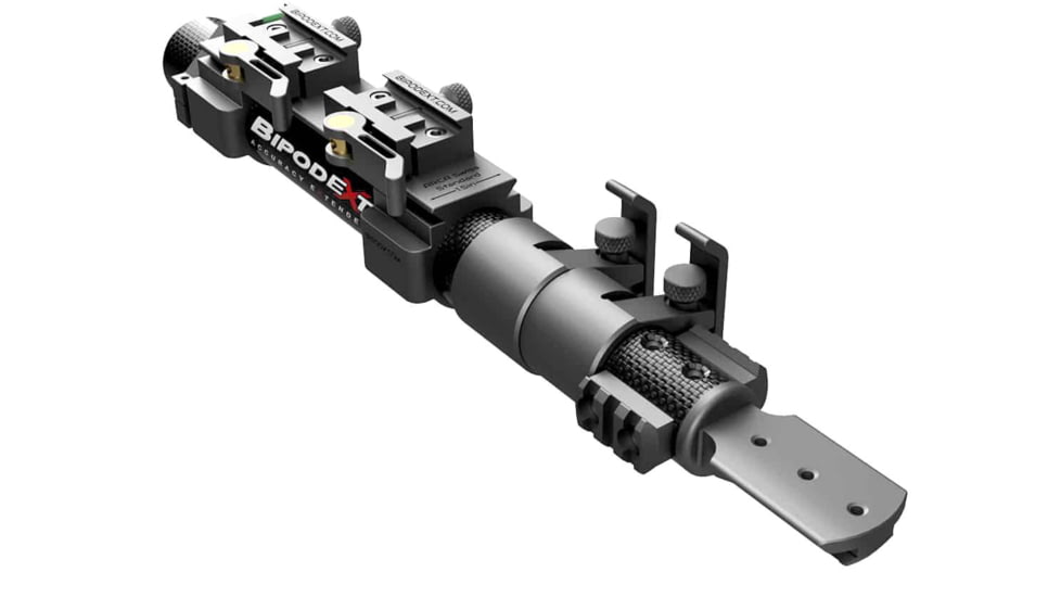 BipodeXt PRS PRO Competition Stabilizer, Arca Mount, Black, Medium, AS-2023-07