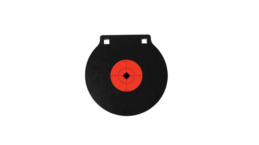 Birchwood Casey 47615 World Of Targets AR500 Steel Gong 10 Two Hole Orange/Blac, BC-47615
