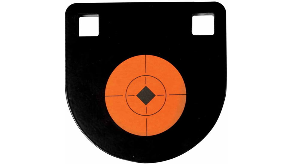 Birchwood Casey 4in Gong Two Hole 3/8in AR500 Steel Target, BC-47606