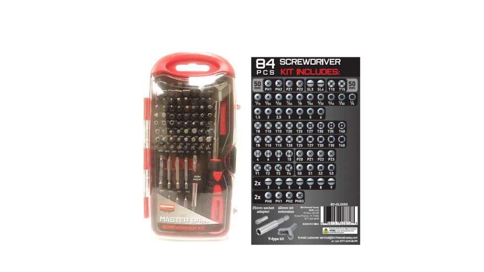 Birchwood Casey BC-PROSDS Pro Screwdriver Set 40 Pieces