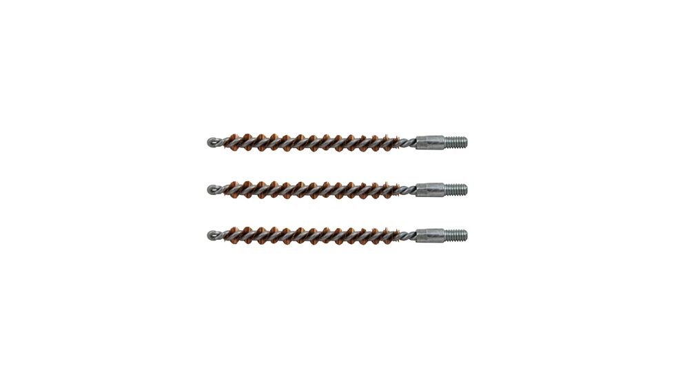 Birchwood Casey BWC Bronze Cleaning Brushes .264/6.5mm/.270/.284/7mm Calibers Three-Pack