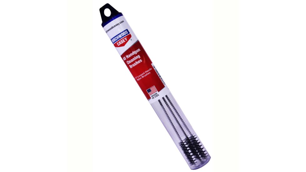 Birchwood Casey BWC Handgun Looped Nylon Cleaning Brushes Three Per Tube .40/.41