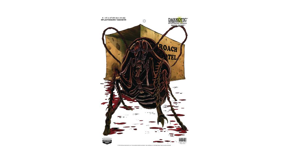 Birchwood Casey Darkotic Splattering Targets 12x18 Inches House Guest 50 Per Pack Shrink Wrapped