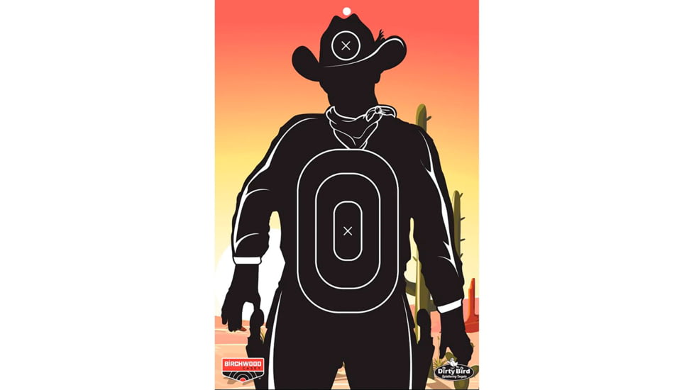 Birchwood Casey Dirty Bird Gunslinger Skyline 12x18in Target, BC-35771