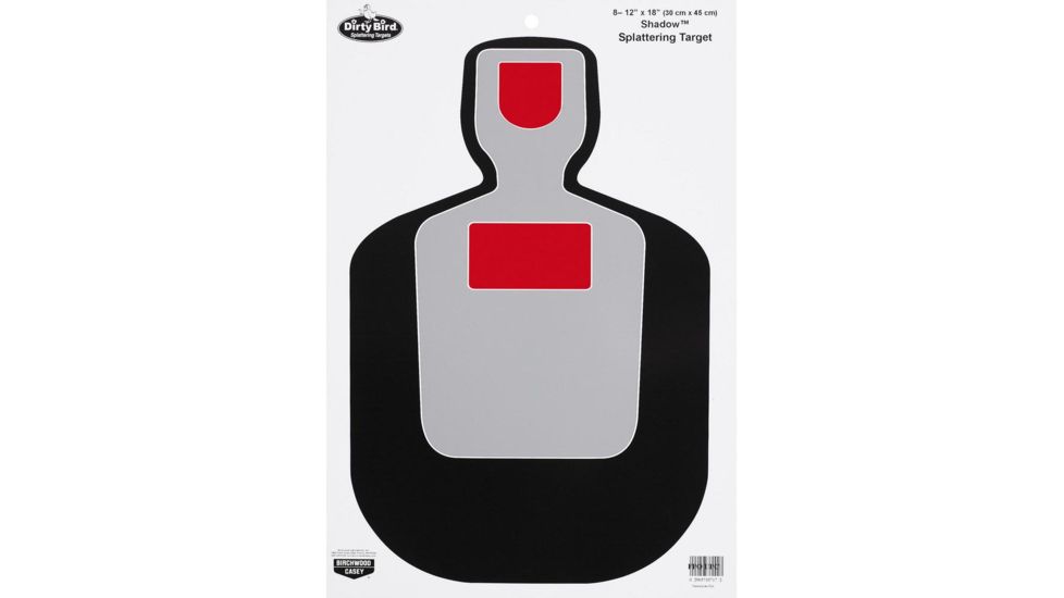 Birchwood Casey Dirty Bird Shadow Targets BC19 12x18 Inch 100 Per Package, BC-35712