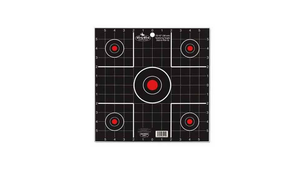 Birchwood Casey Dirty Bird Splattering Targets 12 Inch Sight-In Package of 12, BC-35212