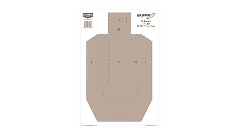 Birchwood Casey Eze-Scorer IPSC Practice Target, BC-37206