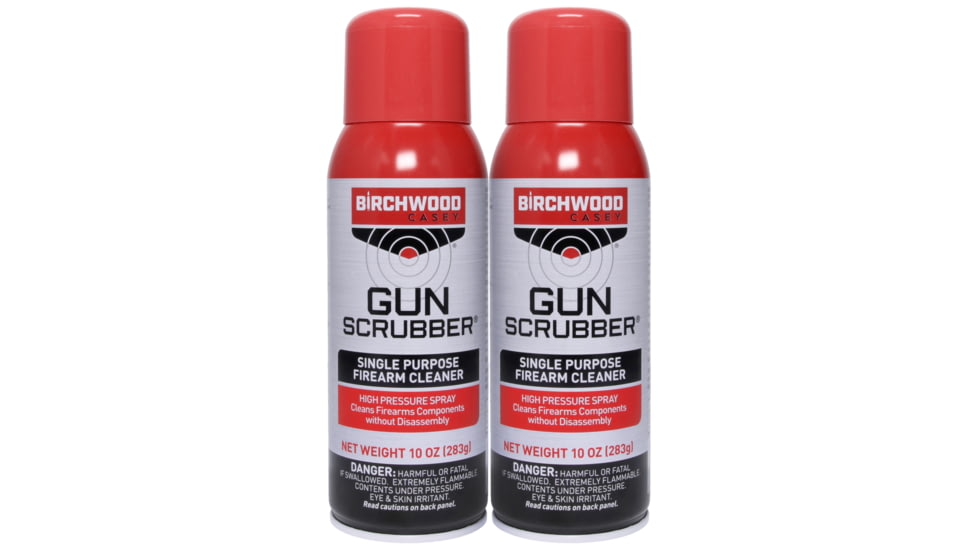 Birchwood Casey Gun Scrubber Firearm Cleaner- 10oz Aerosol 2-pack, BC-33304