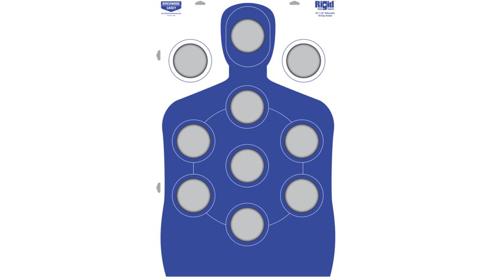 Birchwood Casey Rigid Clay Target Corr. Cardboard Silhouette -Per Each 191027