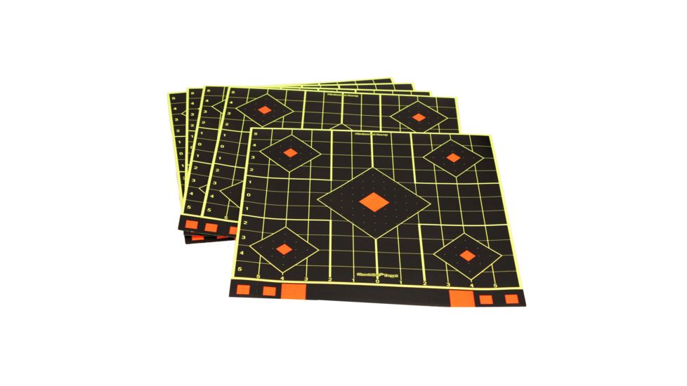 Birchwood Casey Shoot-N-C Sight-In Targets 12 Inch 12 Targets 144 Pasters, BC-34214
