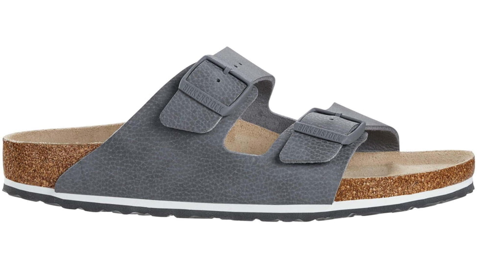 Birkenstock Arizona Birko-Flor Sandals - Mens, Desert Soil Gray, 41, 1015512-R-41
