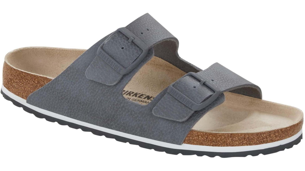 Birkenstock Arizona Birko-Flor Sandals - Mens, Desert Soil Gray, 41, 1015512-R-41