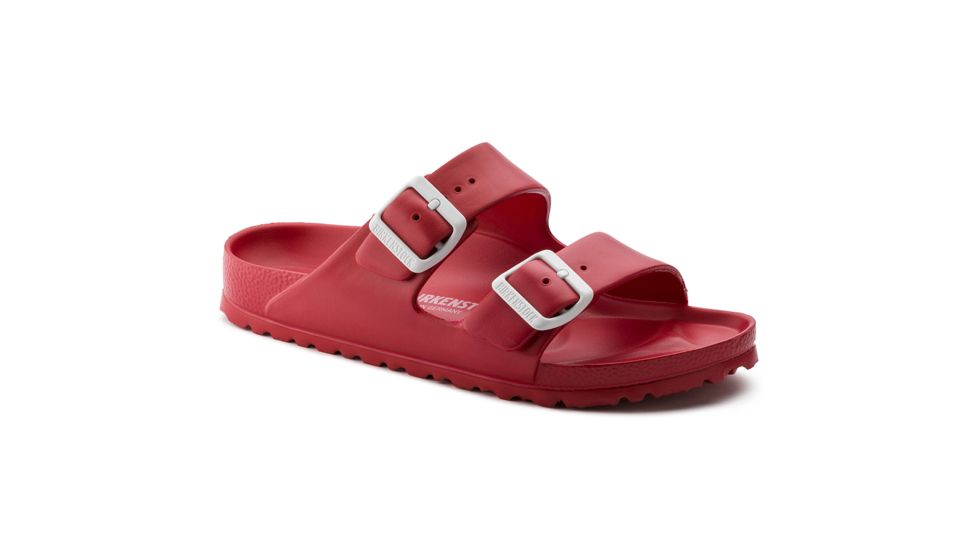 Birkenstock Arizona Metallic Soft Footbed, 41 Euro, Red 12945-3-41